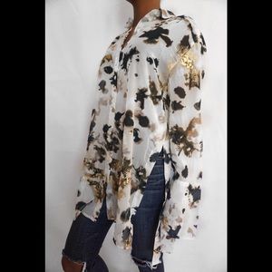 🌿KENNETH COLE SHEER BLOUSE🌿